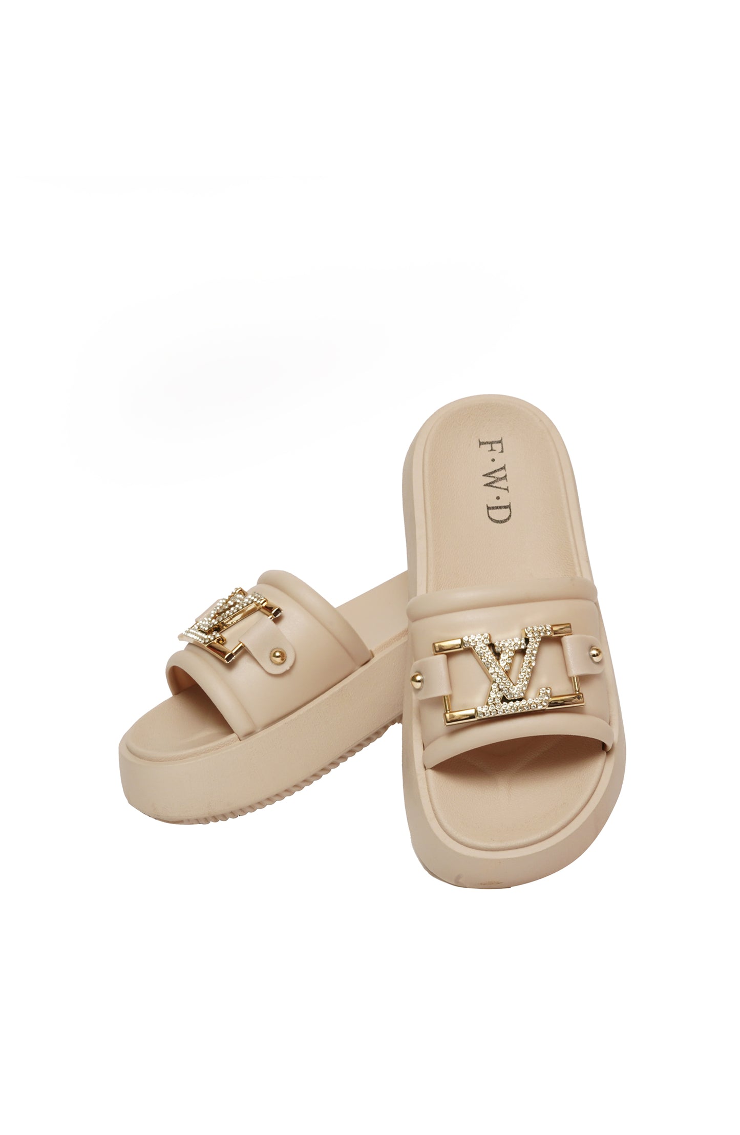 Beige Casual Wear Slippers