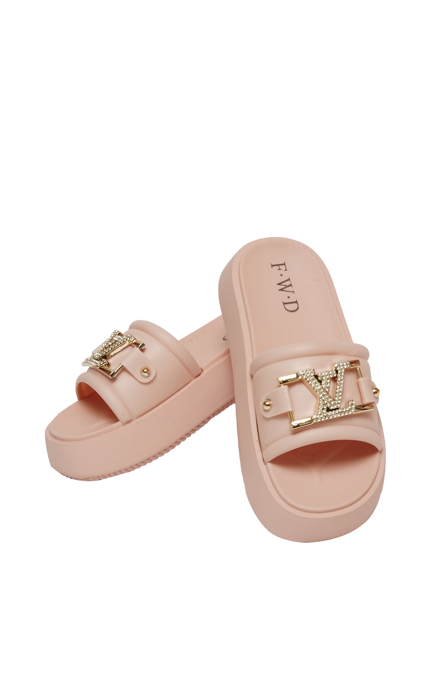 Pink Casual Wear Slippers