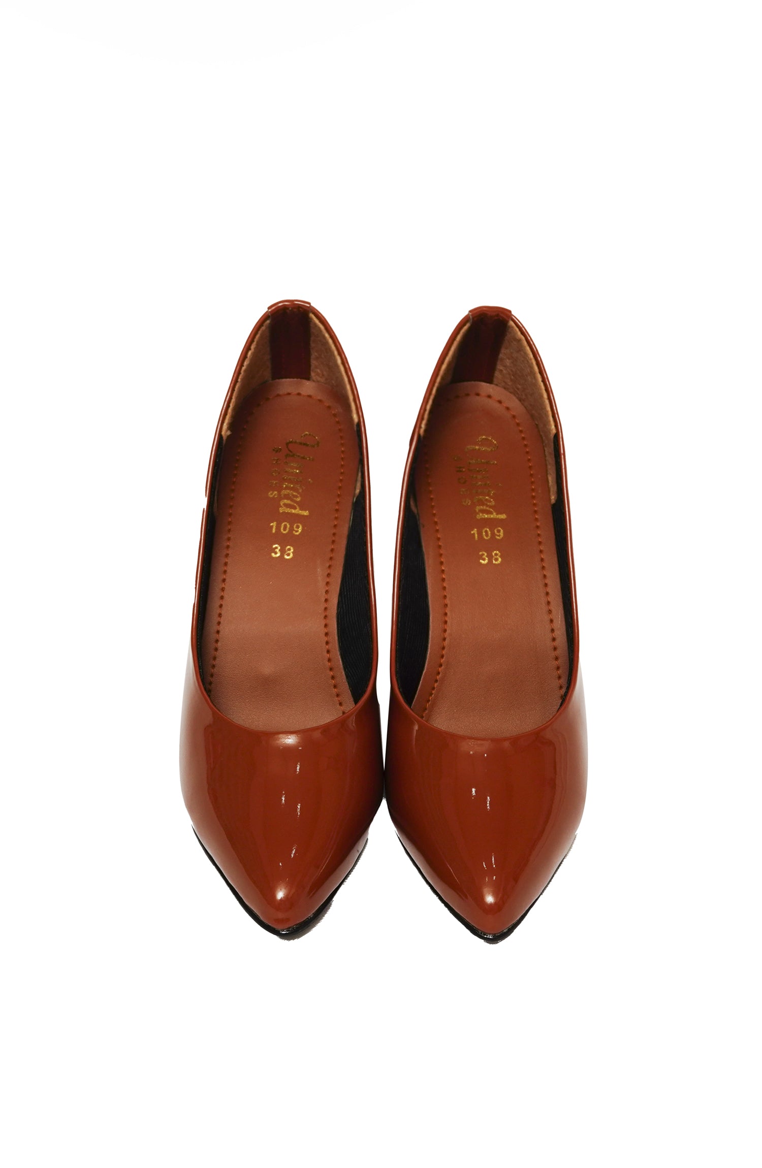 Brown Fancy Court Shoes