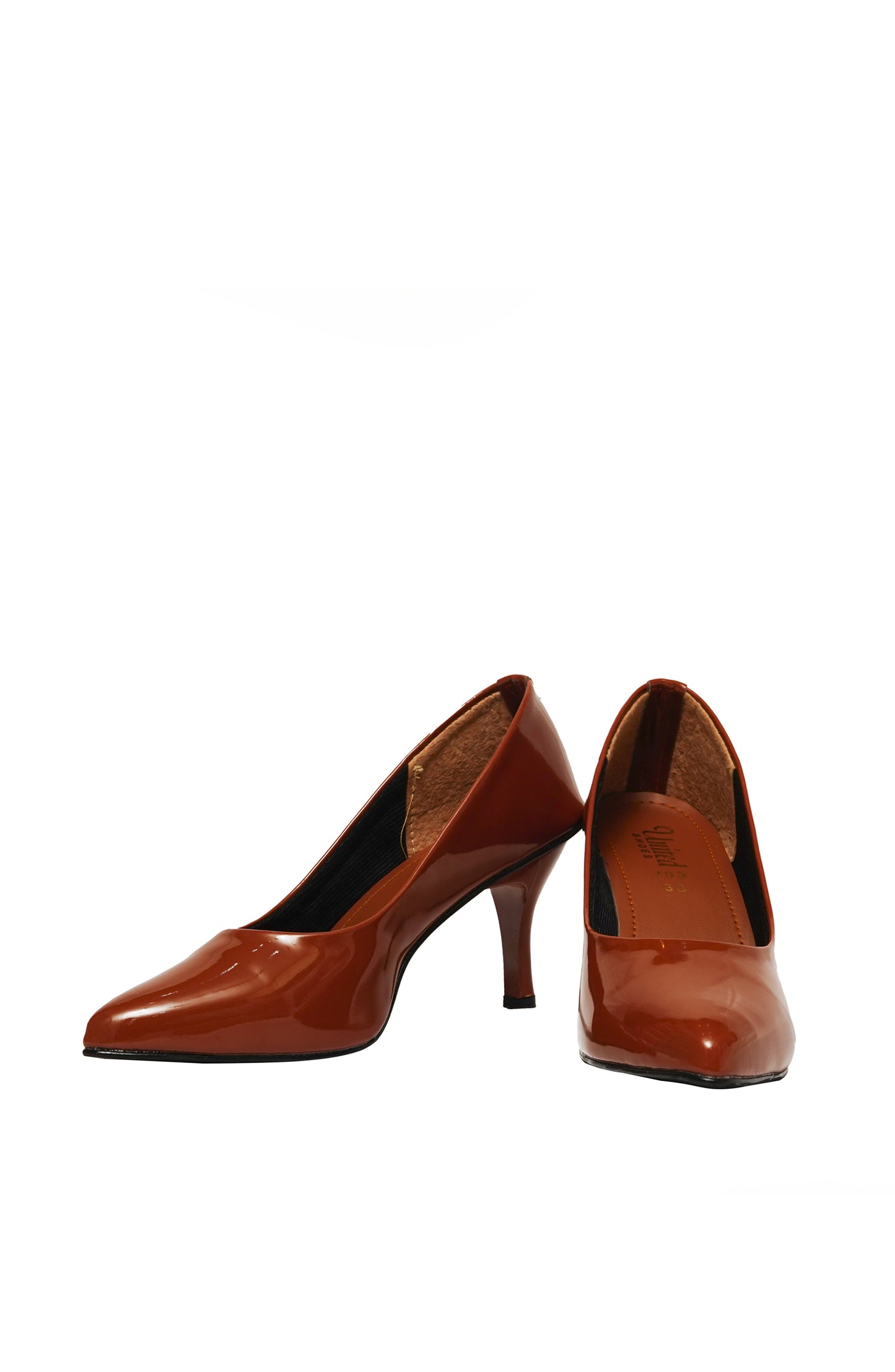 Brown Fancy Court Shoes