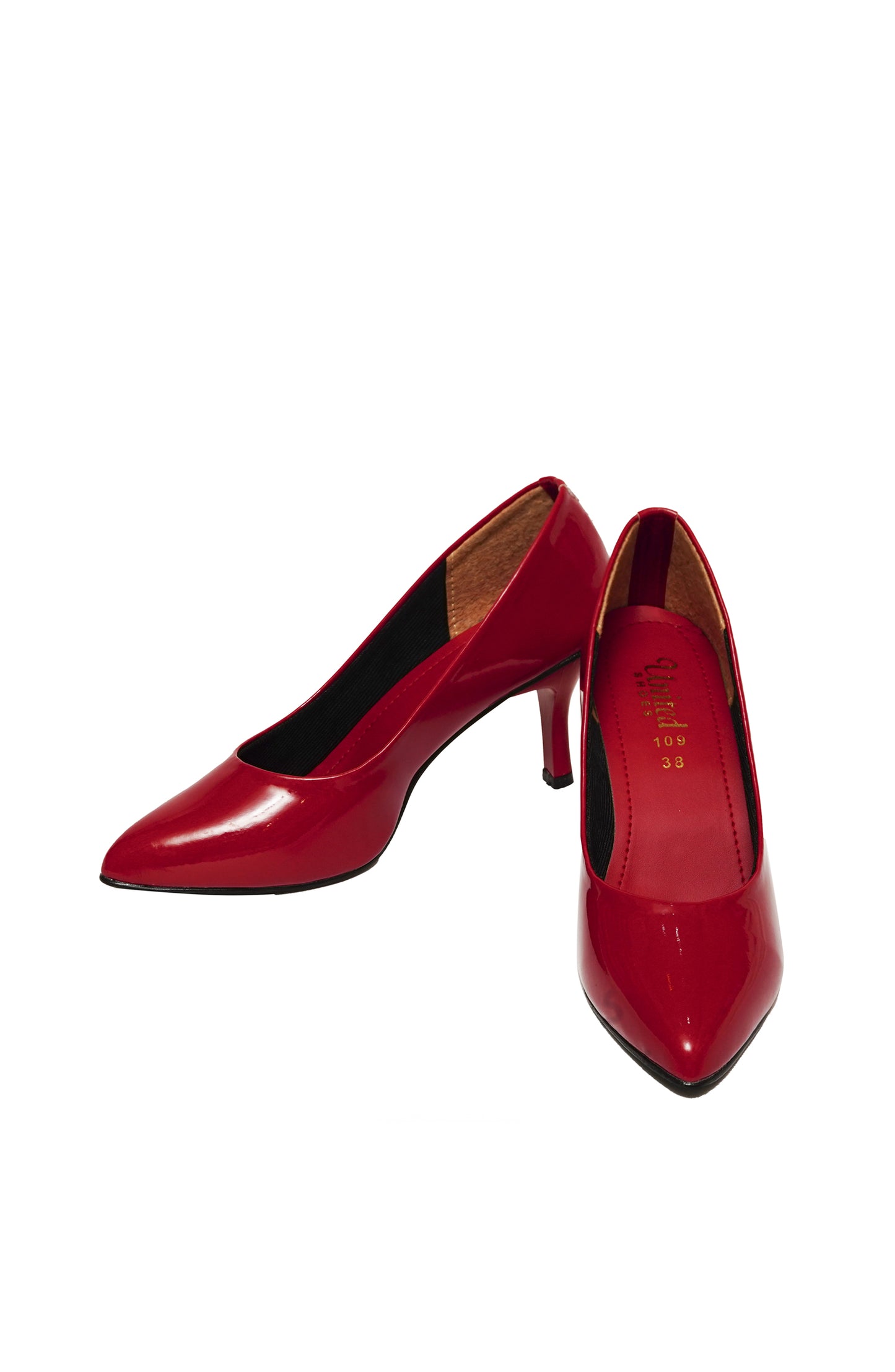 Brown Fancy Court Shoes