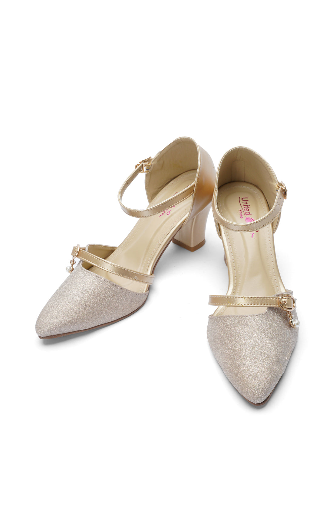 Fanty Gold Court Shoes – Elegant & Stylish Heels for Every Occasion