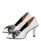 White Fancy Court Shoes