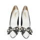 White Fancy Court Shoes