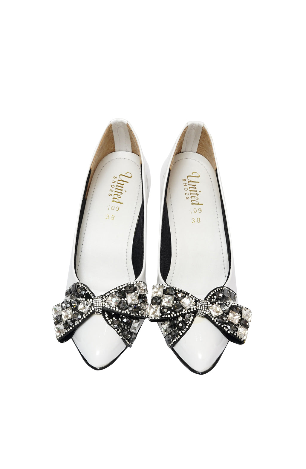 White Fancy Court Shoes