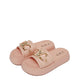 Pink Casual Wear Slippers
