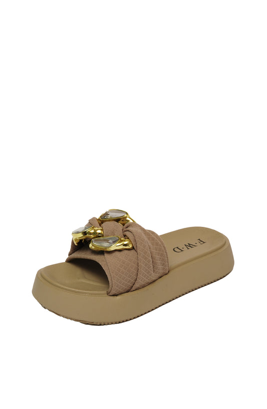 Chocolate Brown Casual Wear Slippers