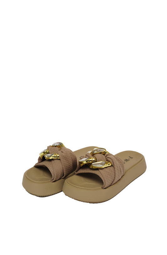 Chocolate Brown Casual Wear Slippers
