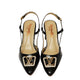 Black Fancy Open Court Shoes – Elegant, Stylish & Comfortable