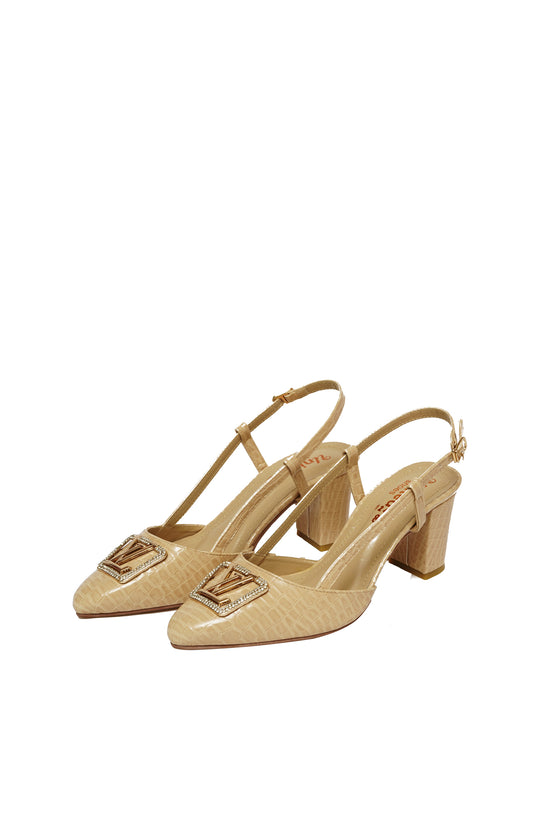 Skin Fancy Open Court Shoes