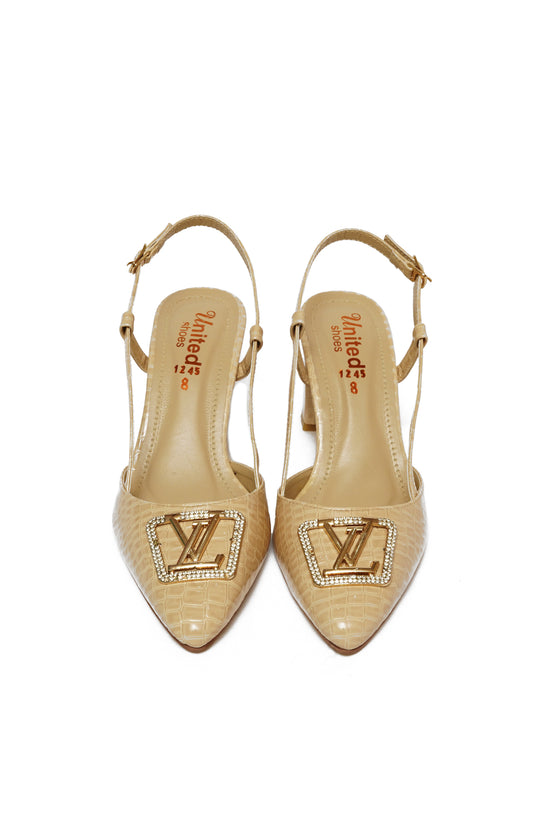 Skin Fancy Open Court Shoes