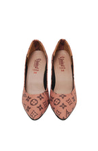 Pink Printed Court Shoes – Elegant, Durable & Stylish