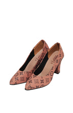 Pink Printed Court Shoes – Elegant, Durable & Stylish