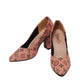 Pink Printed Court Shoes – Elegant, Durable & Stylish
