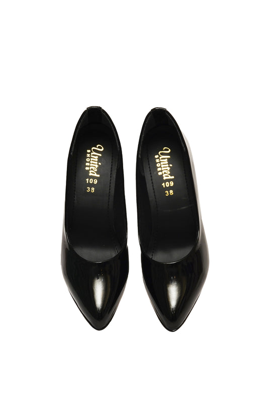 Black Fancy Court Shoes – Elegant, Stylish & Comfortable