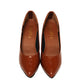 Brown Fancy Court Shoes