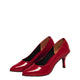 Brown Fancy Court Shoes