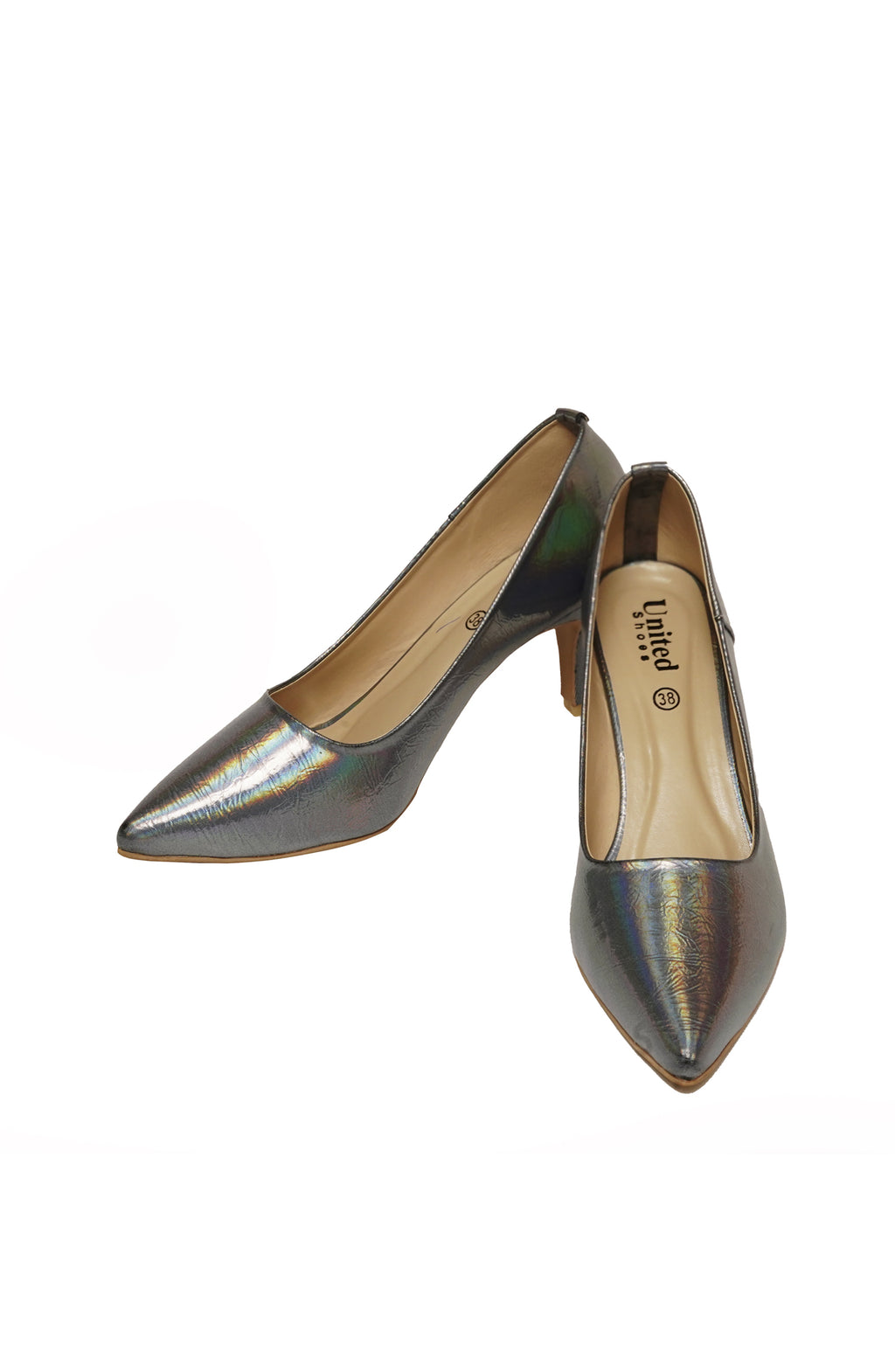 Grey with Shade Court Shoes – Elegant, Comfortable & Timeless