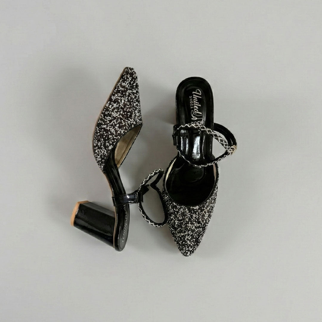 Blackish Crystal – Luxe Bridal Heels - Preego