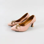 Blush Radiance – Signature Brooch Heels - Preego