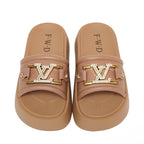 Brown Casual Wear Slippers - Preego