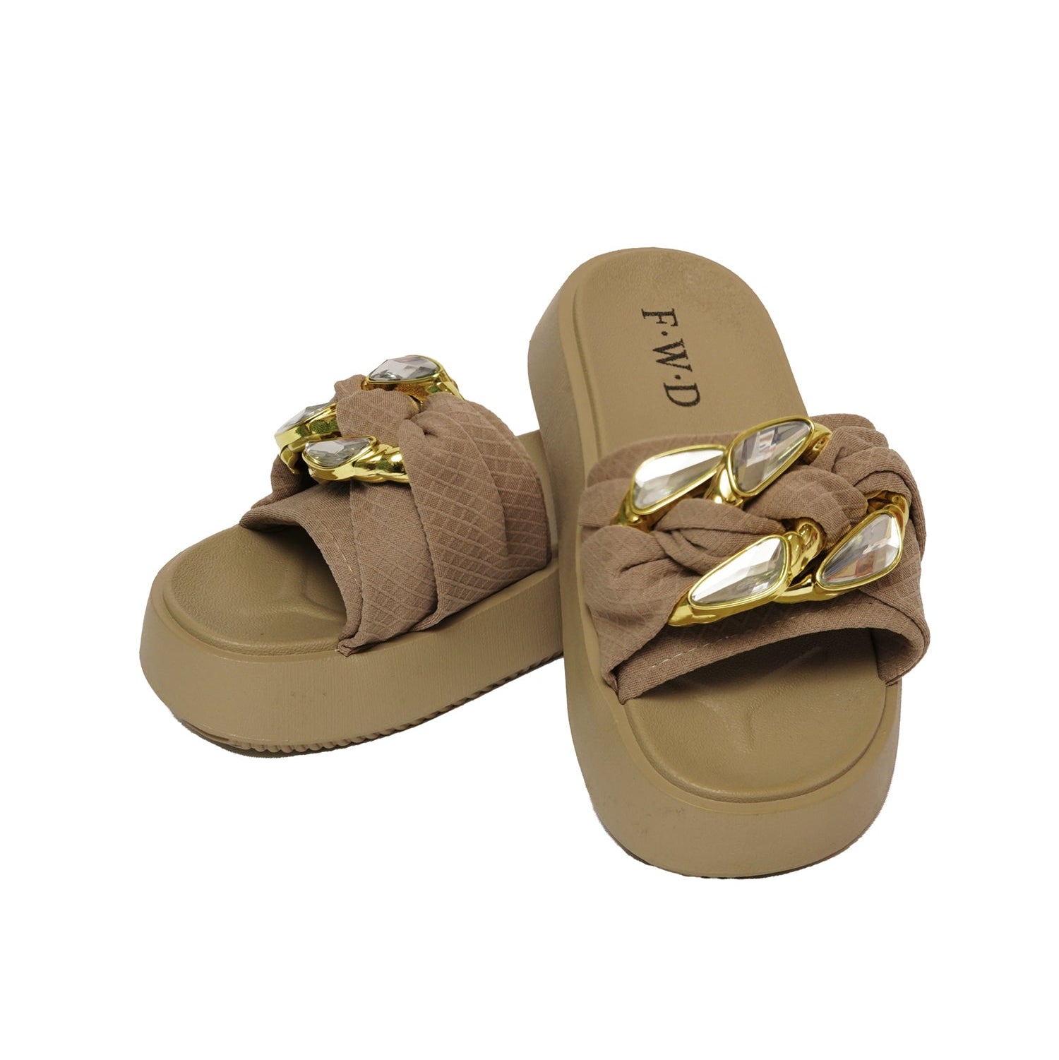 Chocolate Brown Casual Slippers - Preego