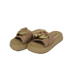 Chocolate Brown Casual Slippers - Preego