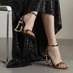 Leopard Royale – Sculpted Curve Heels - Preego