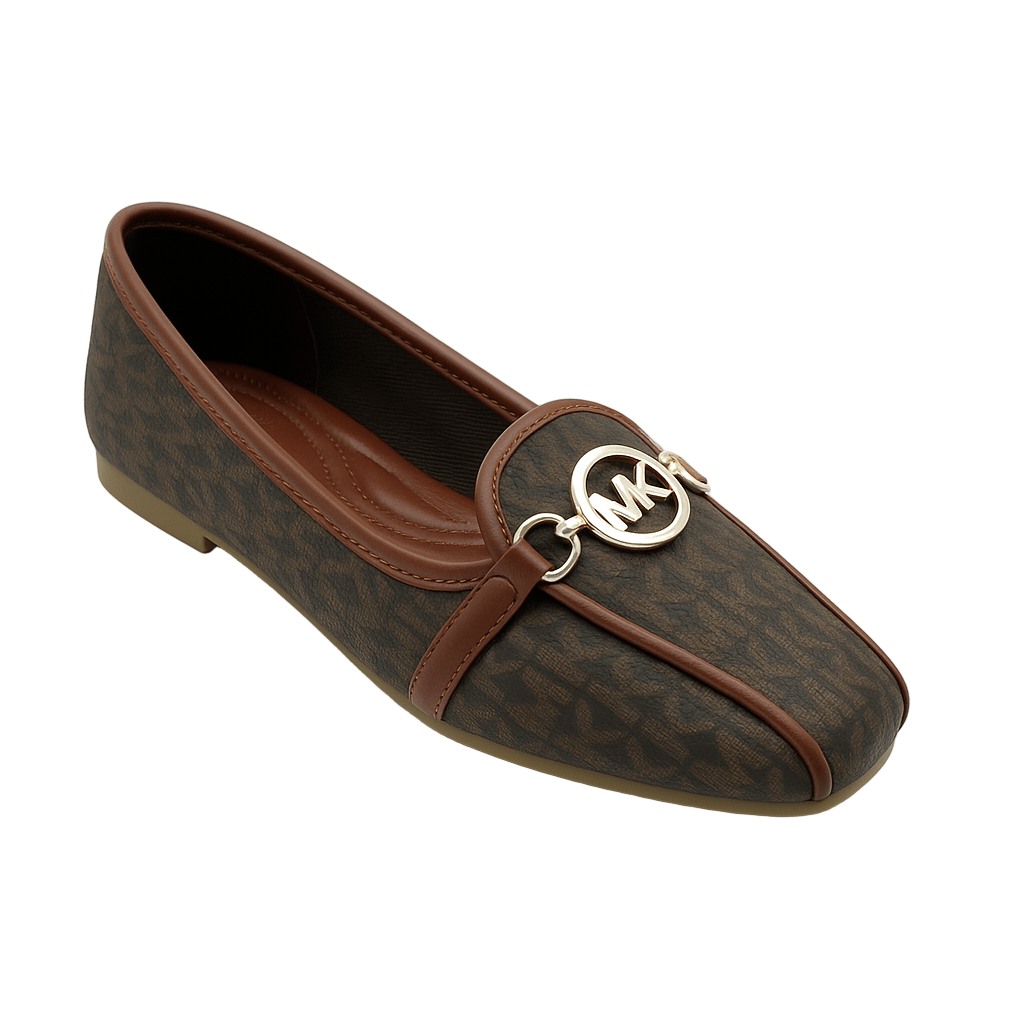 MK Brown Comfort Pumps - Preego
