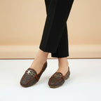 MK Brown Comfort Pumps - Preego