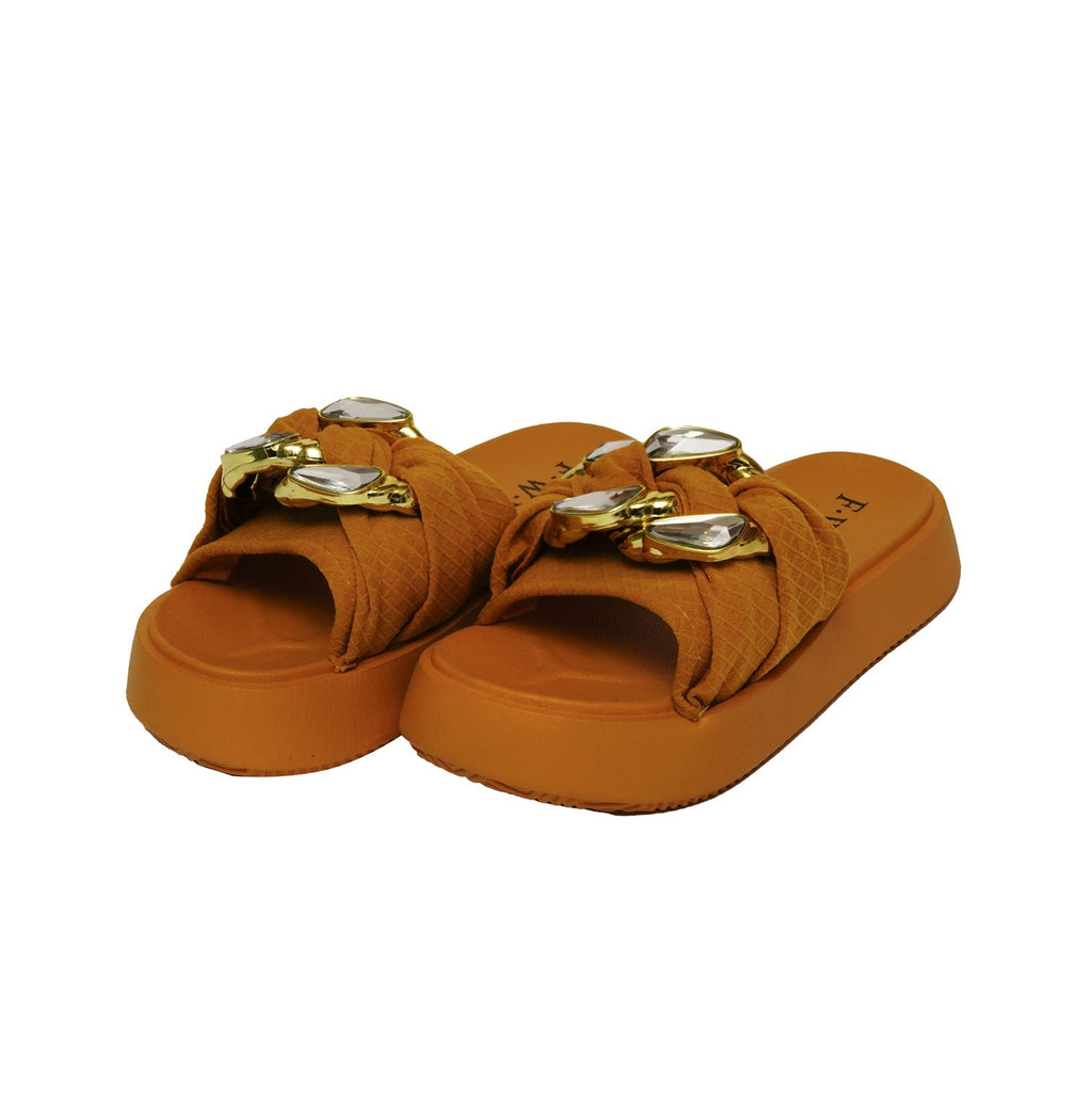 Mustard Casual Slippers - Preego