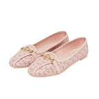 Pink MK Comfort Flat Pumps - Preego