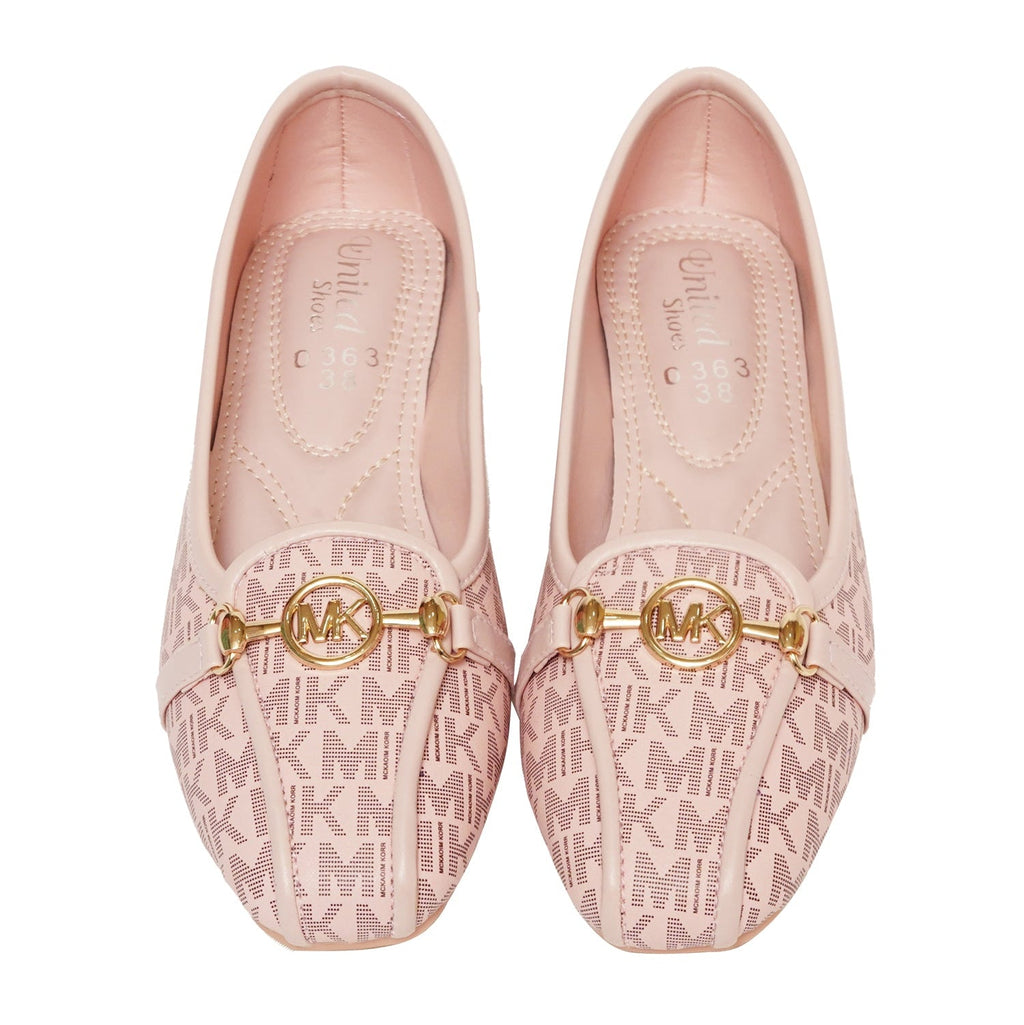 Pink MK Comfort Flat Pumps - Preego