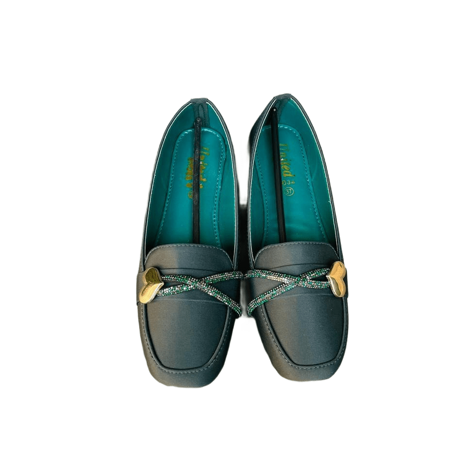 Premium Teal Charm Pumps - Preego