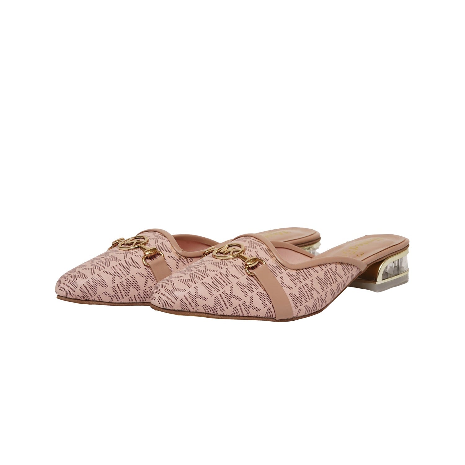 Printed Block Heel Slippers - Preego