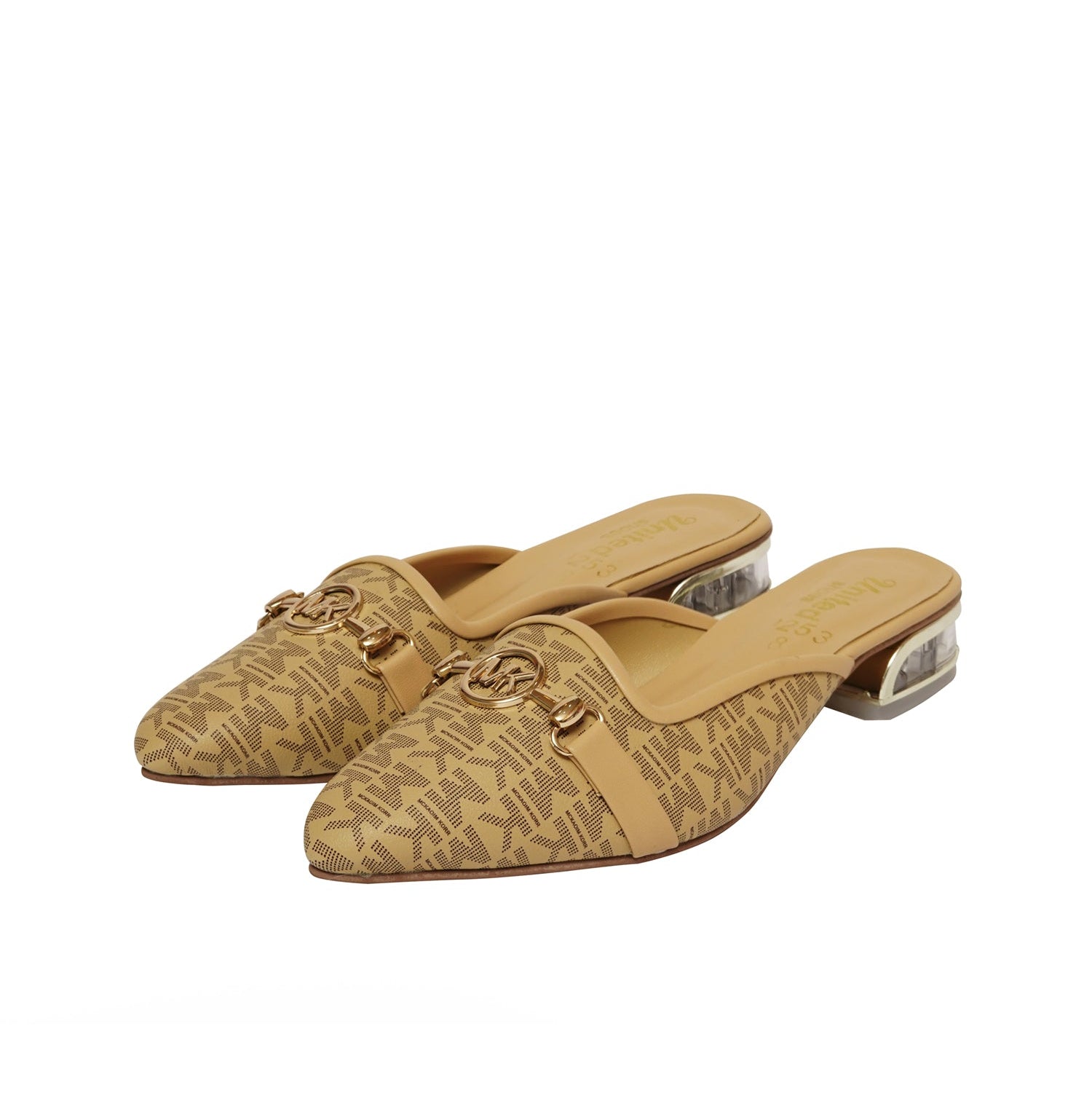 Printed Block Heel Slippers - Preego