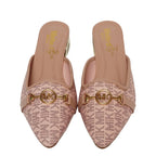 Printed Block Heel Slippers - Preego