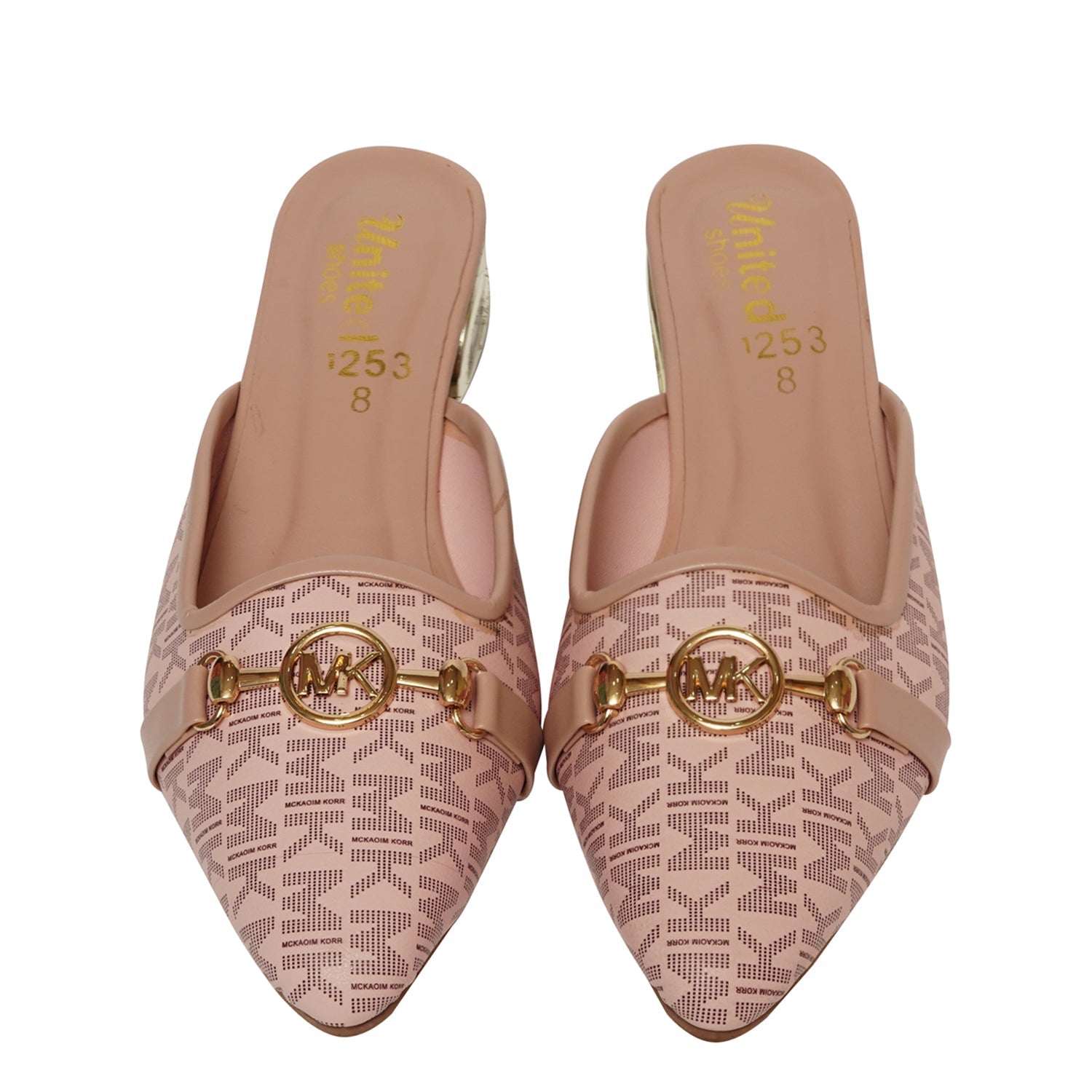 Printed Block Heel Slippers - Preego