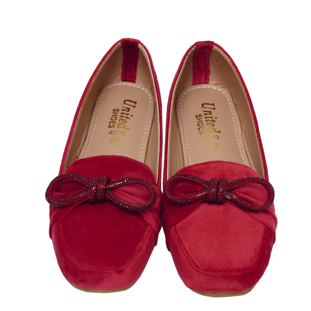 Red Tie Elegant Pumps - Preego