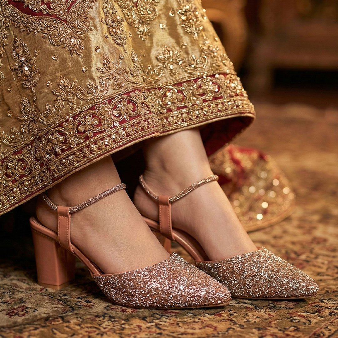 Rosette Crystal – Luxe Bridal Heels - Preego