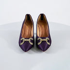 Royal Amethyst – Crystal Emblem Heels - Preego